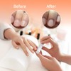 20Pcs Nail Buffer Blocks, 100/180 Grit Nail Buffer, Half Moon