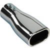 Exhaust finisher Flat 80x50x165 38-50 mm