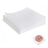 Vlwltl 100Pcs 6" x 6" Unbleached Parchment Paper, Burger Patty