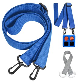 CollectHall Adjustable Shoulder Strap, Compatible with Yoto Mini Jacket, Carrying Cross-Body Strap for Adventure Jacket, Accessory for Yoto, Blue (Strap Only)