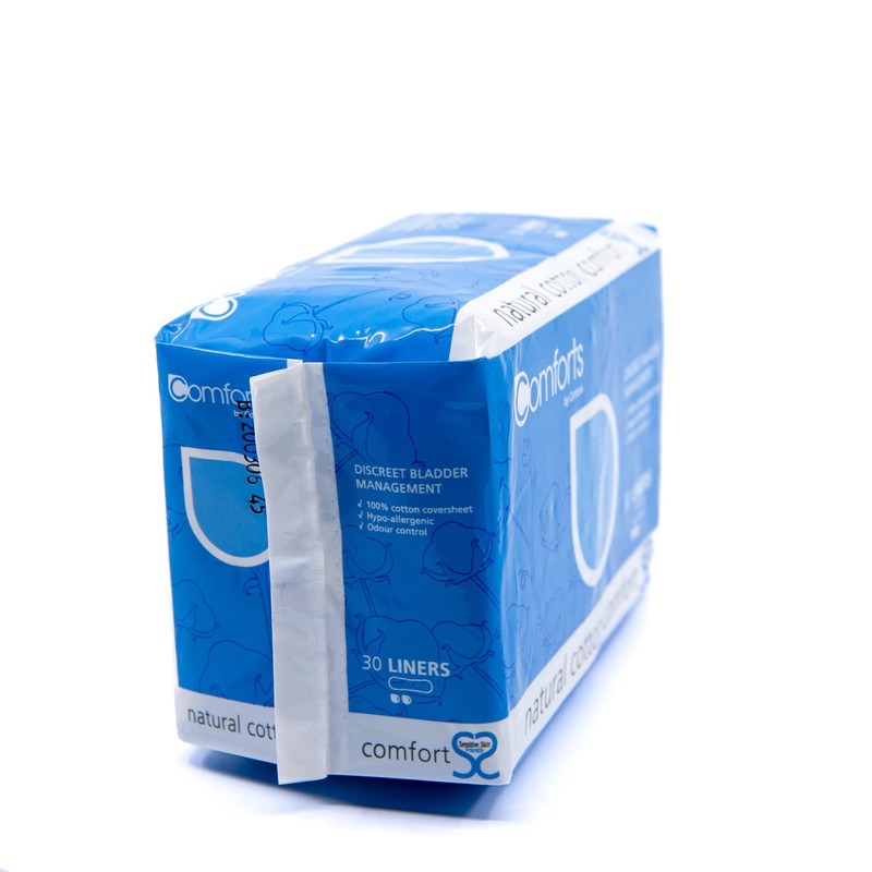 Cottons Comforts Premium Incontinence Liners, Light Flow, Pack of 30,