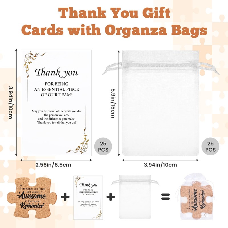25 Set Team Gifts for Employees Bulk Team Appreciation Gifts