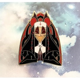 Alastor The Nun Hazbin Hotel Fandom Inspired Hard Enamel Pin