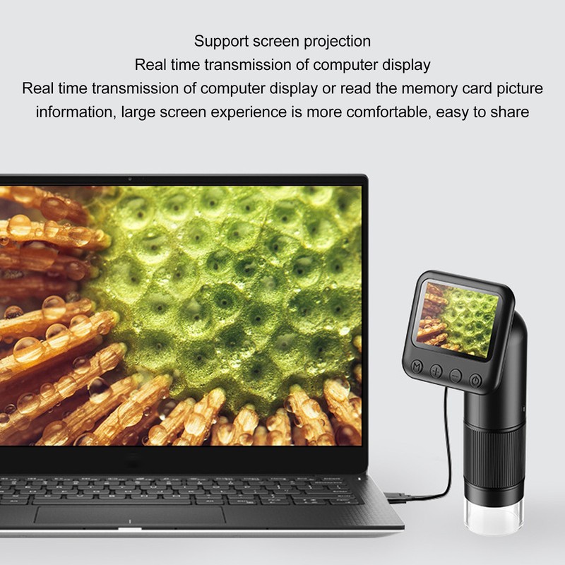 Handheld Digital Microscope with 2 Inch Screen 400 to 800x