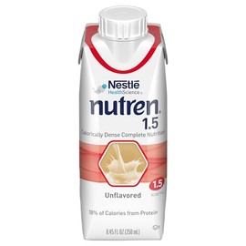 Nestle Nutren 1.5 Tube Feeding Formula Unflavored 250 mL Carton 24 Ct