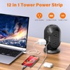 Surge Protector Power Strip Tower with 8 Outlets 4 USB