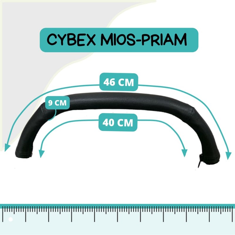PROTEC TIF CYBEX MIOS Priam PU Leather Case Compatible with