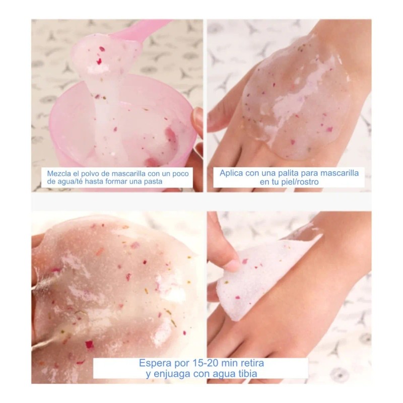 Mascarilla Jelly Hidroplastica Hidratación 10pzs