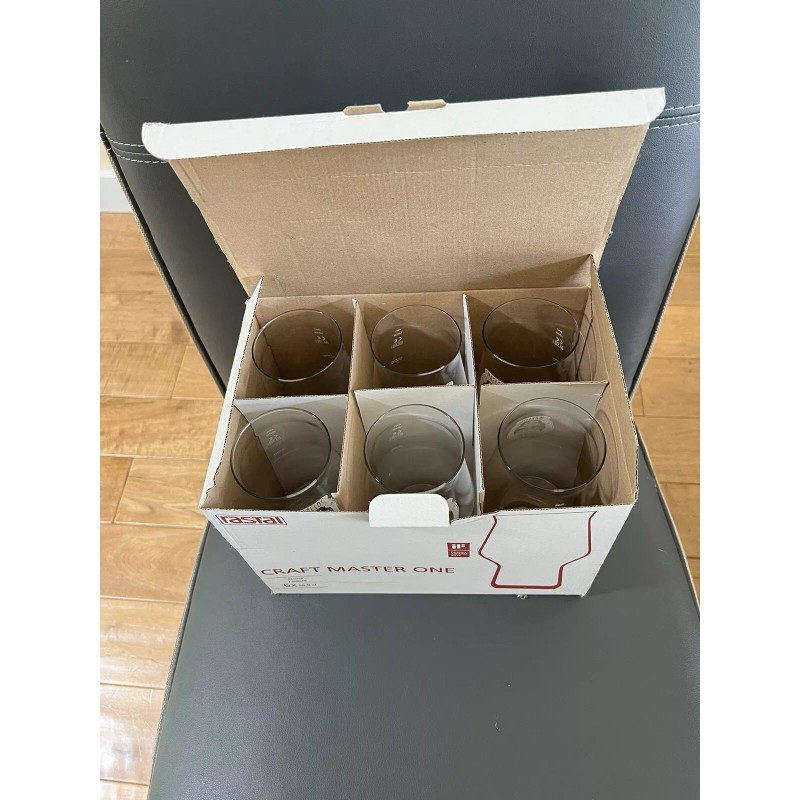 Estrella Galicia Maeloc Sidras Glasses. 0.5 Pint. Box of 6.