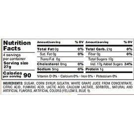 Gurley's Green Apple Gummi Rings, Sour and Sweet Chewy Candy (Pack of 12)