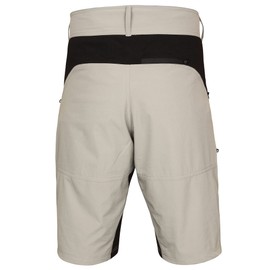 MTB Mountain Bike Shorts - The FIVER - 4D Padded Baggy Bicycle Cycling Biking Bike Shorts Loose-fit - 5 Zippered Pockets (Gray, 2X)