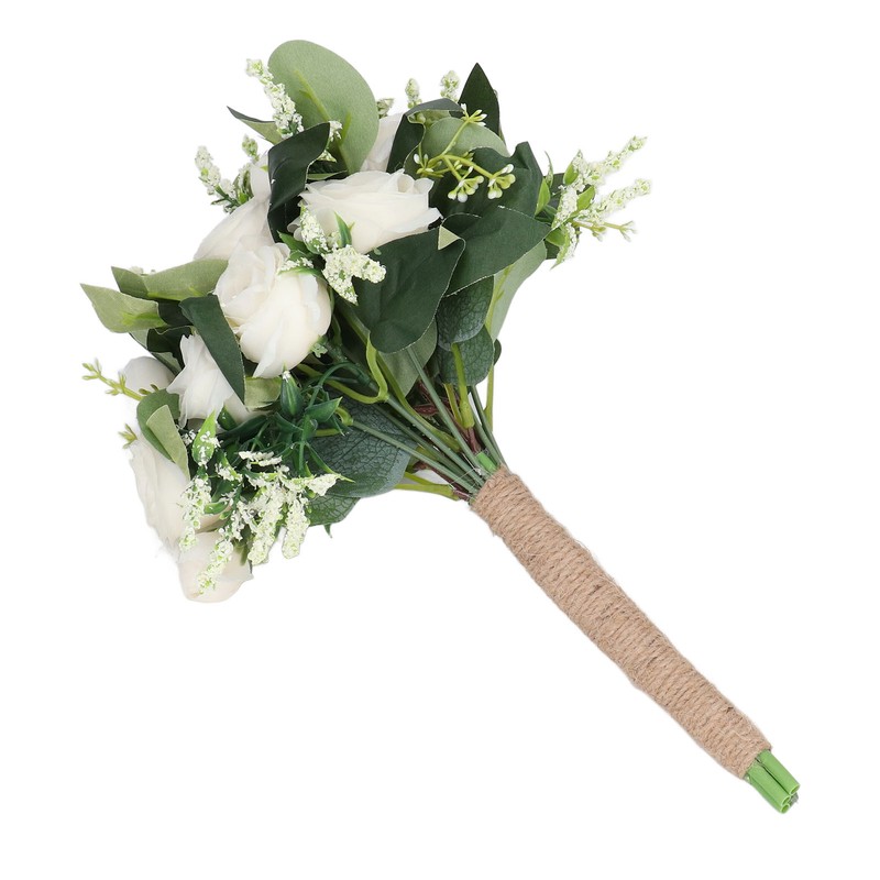 Wedding Bouquet Artificial Fake Flower Bouquet Romantic Bridal Hand Bouquet