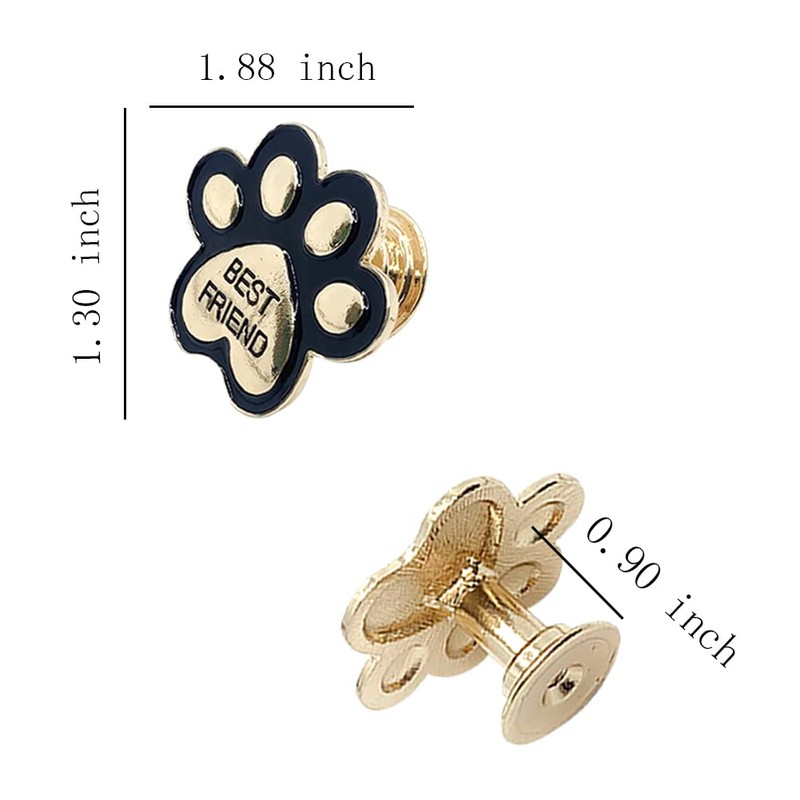 LLDYNW 4 pcs Dog Paw Knobs Dresser Drawer Knobs Cupboard