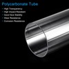 sourcing map Plastic Pipe Rigid Polycarbonate Round Tube Clear 2.8"(71mm)