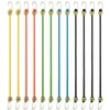 12 Pcs Small Bungee Cords with Hooks, 25cm Mini Adjustable