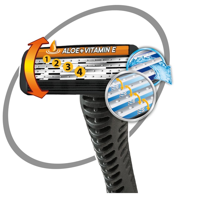 BIC Men's Flex Razors - Pack of 4