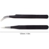 Lash Tweezers, Pack of 2 Stainless Steel Tweezers for Eyelash