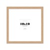 10x10" Square Picture Frame, Display Pictures 6x6" With Mat or
