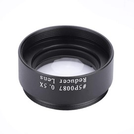 Datyson 1.25 Inch 0.5X Focal Reducer Thread M28 Lens Accessory for Telescope Eyepiece, Good Quality Aluminium Alloy Focal Reducer for Telescope with Longer Focal Length