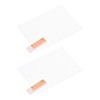 Micro Traders 2 Pcs Ultra-thin Glass Screen Protector Film Compatible