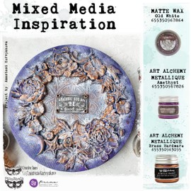 Prima Marketing 963095 Finnabair Art Alchemy Acrylic Paint, 1.7 fl. oz, Metallique Brass Hardware