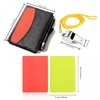 2 Sports Football Referee Cards Set Red Card Yellow Card