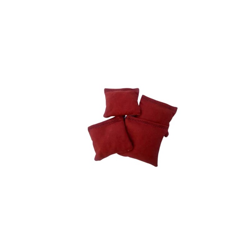 EmbroideryByZevotek 2" Maroon Set of 4 mini Replacement Cornhole Bags