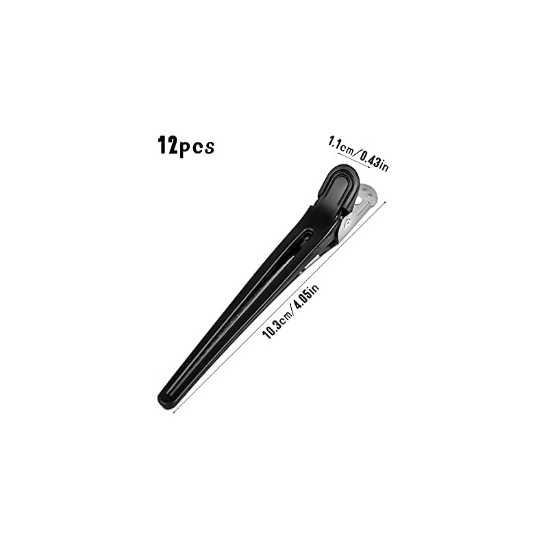 12pcs Pinzas Para Cabello Para Estilizar y Seccionar, Pinzas Para