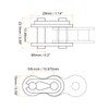 sourcing map 6Pcs #50 Chain Master Connector Link Roller 5/8"