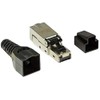 LogiLink Professional Field Assembled RJ45 Connector Cat.6A 10GE, STP