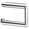 Plan Toilet Roll Holder, Open Shape, Left Chrome-Plated