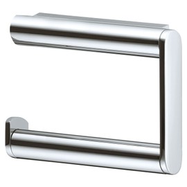 Plan Toilet Roll Holder, Open Shape, Left Chrome-Plated