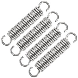 GUNGY Tension Springs with Hooks Stainless Steel Tension Spring 60 mm Outer Diameter 12 mm Wire Diameter 2.0 mm Maximum Tensile Force 12.3 kg 2.0 x 12 x 60 mm Pack of 4