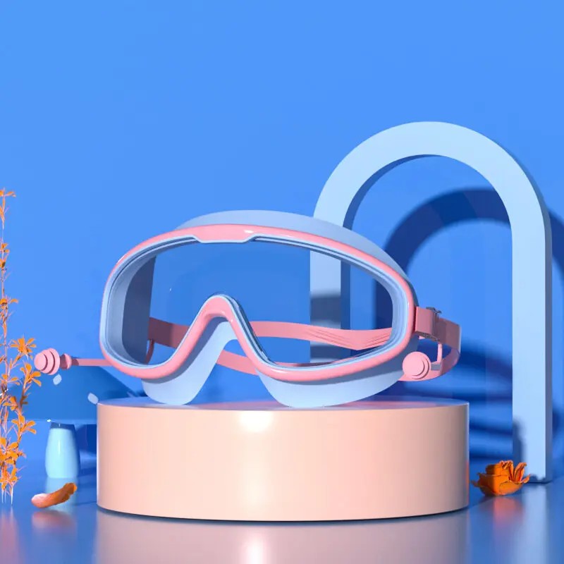 Kids Swim Goggles for Boys & Girls – Panoramic Anti-Fog