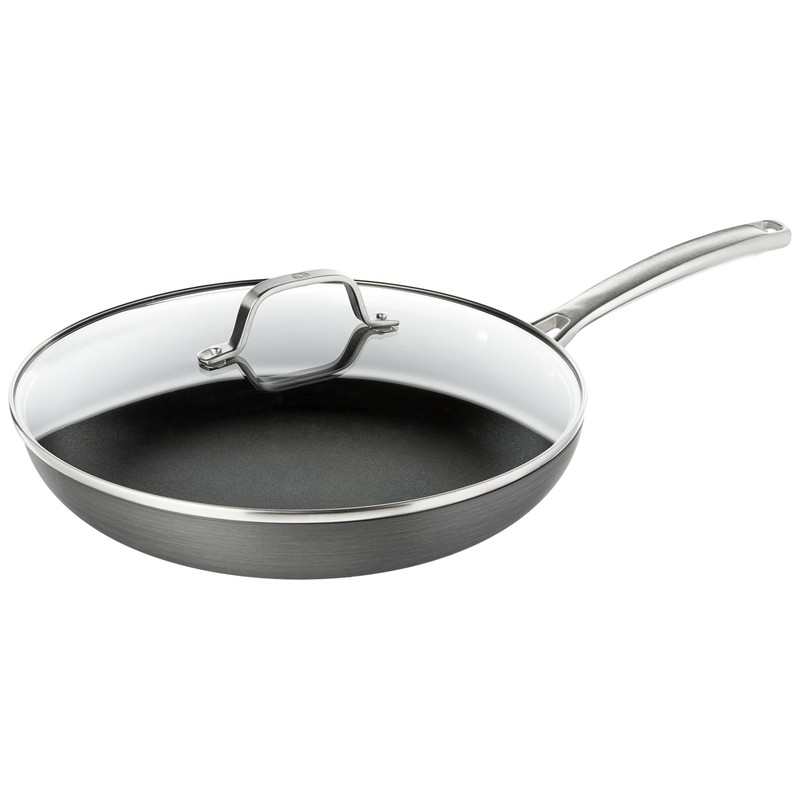 Calphalon Nonstick Frying Pan with Lid and Stay-Cool Handles, Dishwasher