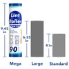 360 Sheets Sticky Lint Rollers Refills for 9.45'' Width Large