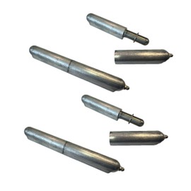 8 INCH Aluminum Bullet Hinge, Weld On with Zerk (Grease Fitting) (4)