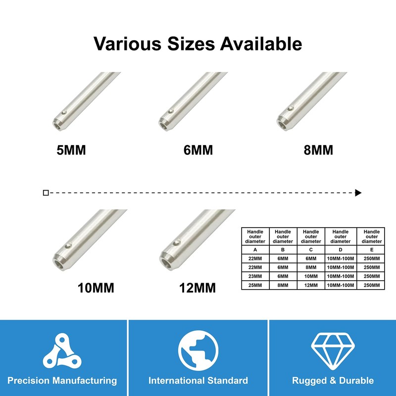 1 Pcs Stainless Steel Ring Handle Locking Pin Ball Lock