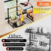 ilvvan Over Sink Dish Drying Rack (Expandable Height/Length) Snap-On Design