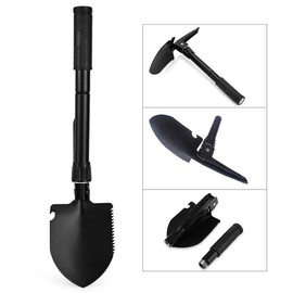 C_EDITION Multi-Functional Military Folding Shovel Survival Spade Emergency Garden Camping Outdoor Tool