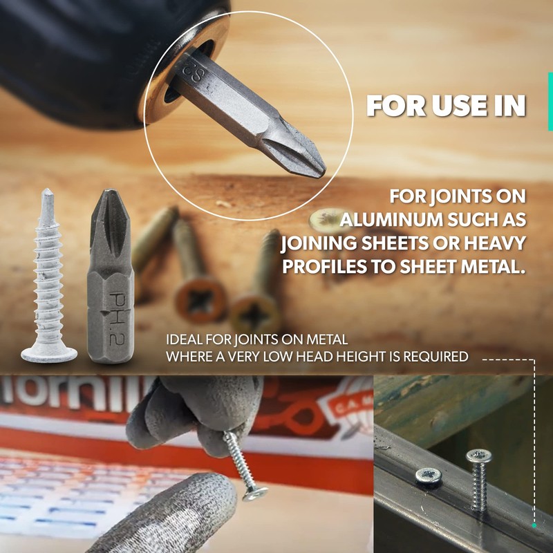 DOJA Barcelona Phillips Drilling Screw with PH2 Drill Tip |