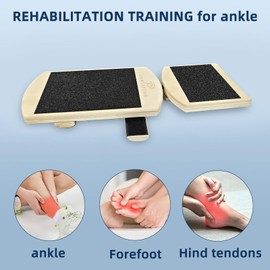 Ankle Balance Board Foot Strengthener Trainer, Single Leg Balance Board for Sprained Ankle,Stability Exercises, Physical Therapy, Plantar Fasciitis Relief