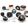 1200 mm x 40 mm x 3 mm rubber strips