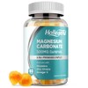 Magnesium Carbonate Gummies, Magnesium Carbonate Complex 500mg Supplement with D3