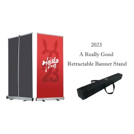 AD. Printing Materials Store 36"Wx72-90"H, Heavy-Duty Retractable Roll Up Banner Stand Carry Bag (Stand ONLY)