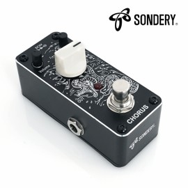 Sondery Chorus Pedal for Guitars, Mini Analogue Chorus Effect Pedal True Bypass, Art Series