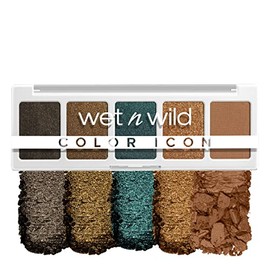 Wet n Wild Paleta de Sombras de Ojos Color Icon 5 Pan My Lucky Charm – Paleta de Sombras Neutras y Brillantes, Alta Pigmentación, Sombras de Larga Dur