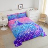 Erosebridal Mermaid Fish Scale Bedding Mermaid Tails for Girls Comforter