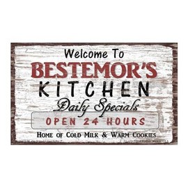 Hip Signs for Cool Folks Fridge Magnet 4x6 Inches Welcome to Bestemor's Kitchen Grandma Mother's Day Gift