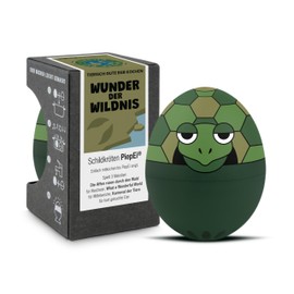 Turtle PiepEi - Singing Egg Timer for Cooking with - Egg Cooker for 3 Hardness Levels - Turtle Gift - Funny Cooking Egg - Music Egg Timer - Brainstream